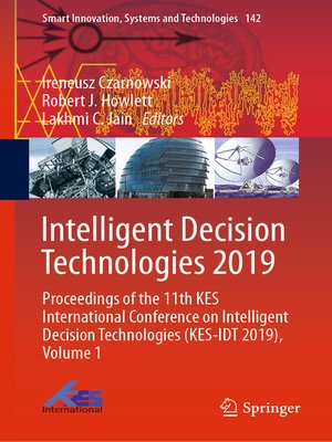 cover image of Intelligent Decision Technologies 2019